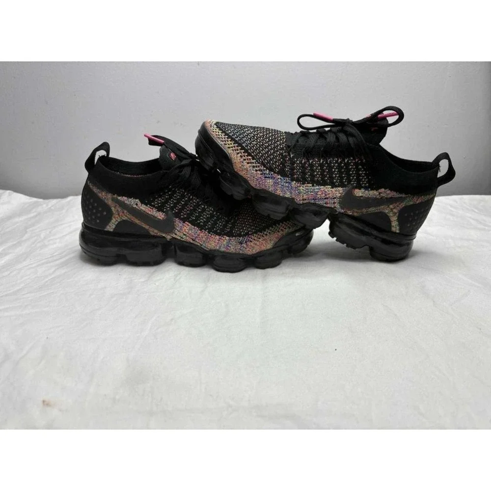 Nike Air VaporMax 2.0 Multi-Color Black Running Shoes Sneakers Mens size 8